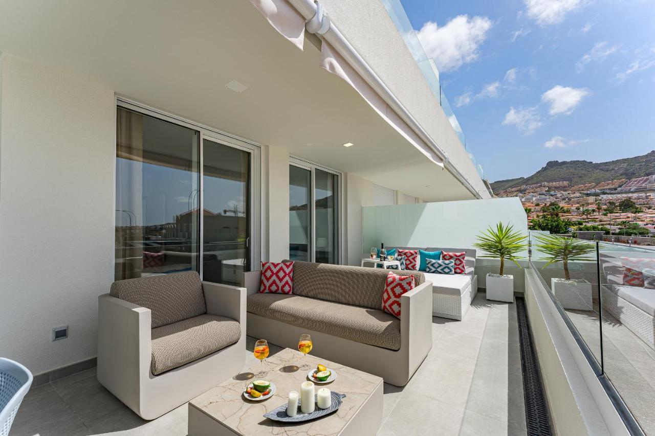 Modern New Apartment Las Terrazas De Costa Adeje. Heated Pool, Big Terrace And Private Parking Exteriér fotografie