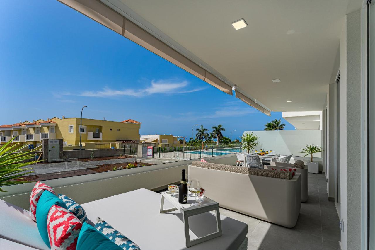 Modern New Apartment Las Terrazas De Costa Adeje. Heated Pool, Big Terrace And Private Parking Exteriér fotografie