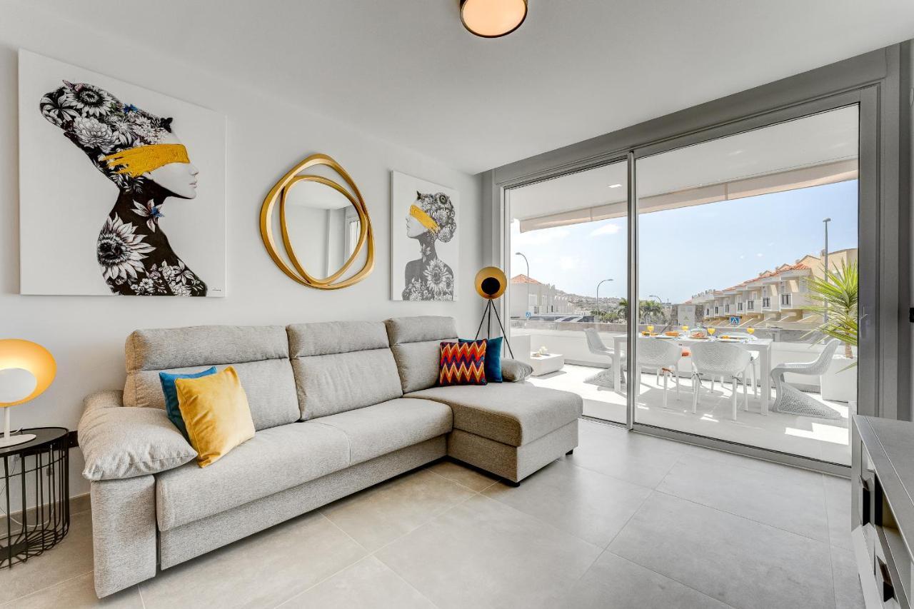 Modern New Apartment Las Terrazas De Costa Adeje. Heated Pool, Big Terrace And Private Parking Exteriér fotografie